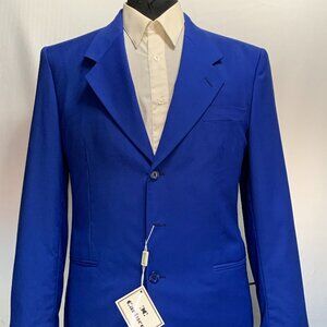 CARLUCCI BLAZER MADE IN ITALY PURE WOOL 3B ITALIAN SIZE 50R, 52R